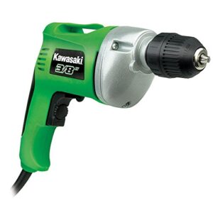 kawasaki 840176 green 5.8 amp 3/8-inch variable speed reversible drill