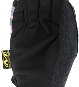 Mechanix Wear: The Original Women’s Pink Work Gloves with Secure Fit, Flexible Grip for Multi-Purpose Use, Durable Touchscreen Tactical Gloves for Women (Pink Camouflage, Women's Medium)