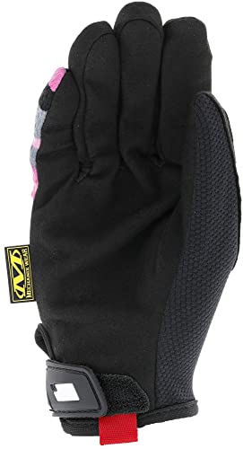 Mechanix Wear: The Original Women’s Pink Work Gloves with Secure Fit, Flexible Grip for Multi-Purpose Use, Durable Touchscreen Tactical Gloves for Women (Pink Camouflage, Women's Medium)