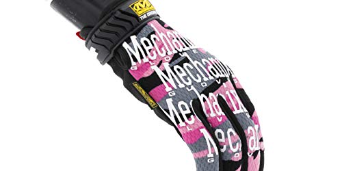 Mechanix Wear: The Original Women’s Pink Work Gloves with Secure Fit, Flexible Grip for Multi-Purpose Use, Durable Touchscreen Tactical Gloves for Women (Pink Camouflage, Women's Medium)