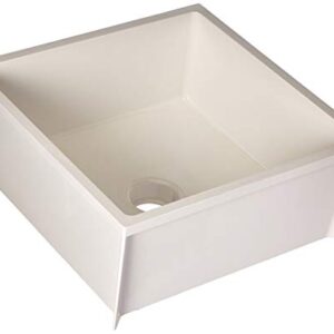 Mustee 63M Durastone Material Mop Sink, White