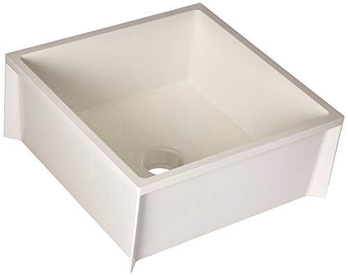 Mustee 63M Durastone Material Mop Sink, White