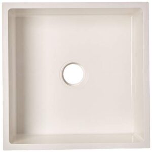 Mustee 63M Durastone Material Mop Sink, White