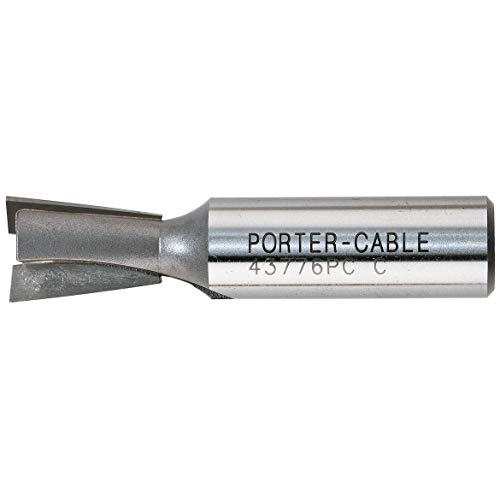 PORTER-CABLE Router Bit, 7 Degree, Carbide-Tipped, Dovetail, 17/32-Inch (43776PC)