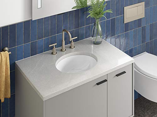 KOHLER K-2209-0 Caxton Under-Mount Bathroom Sink, White