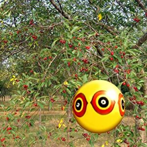 Bird-X Scare-Eye Bird Repellent Predator Eyes Balloon, Yellow