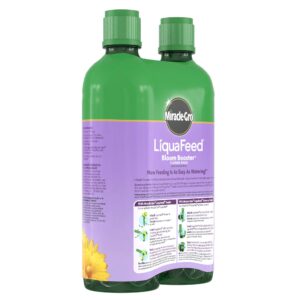miracle-gro liquafeed bloom booster flower food refills, pack of 2