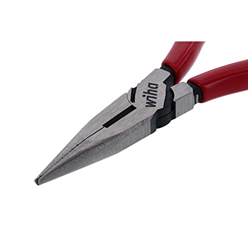 Wiha 32618 Long Nose Pliers With Cutters, 6.3"