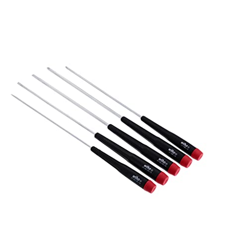 Wiha 26192 Slotted and Phillips Screwdriver Set, 5 Piece