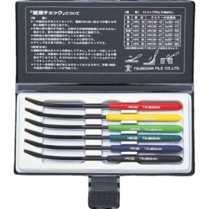 TSUBOSAN Japan-Hardness Tester Checker File HRC40-HRC65 Set of 6