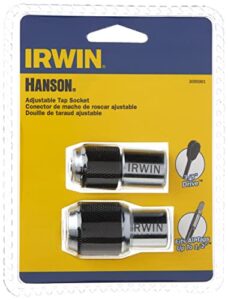 irwin tap socket set, adjustable, 2-piece (3095001)