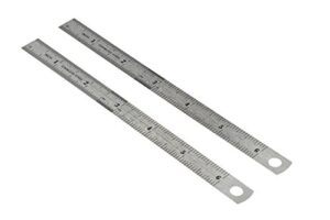 se 6” double-sided rulers in both sae/metric (2-pack) - 9266srp
