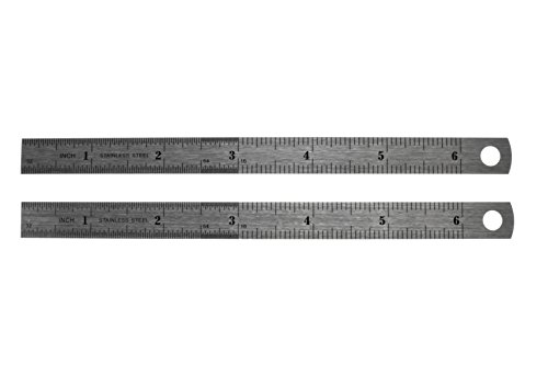 SE 6” Double-Sided Rulers in Both SAE/Metric (2-Pack) - 9266SRP