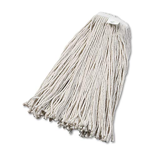 Boardwalk BWK2032CEA No. 32 Cotton Cut-End Wet Mop Head - White