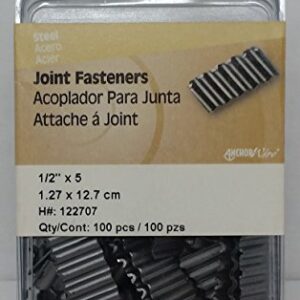 The Hillman Group 122707 Joint Fasteners, 1/2", 100-Pack, 100 Case