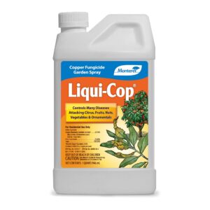 Monterey GL61100047999 32oz Liqui-CopCopper Fung 6/CS Copper Fungicide Spray Conc, 1 qt