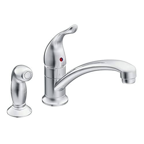 Moen 7437 Chateau One-Handle Low Arc Kitchen Faucet, Chrome