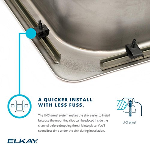 Elkay Lustertone LTR46226 Triple Bowl Top Mount Stainless Steel Kitchen Sink