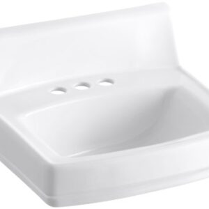 KOHLER K-2032-0 Greenwich Wall-Mount Bathroom Sink, White