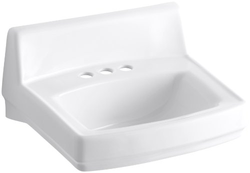 KOHLER K-2032-0 Greenwich Wall-Mount Bathroom Sink, White