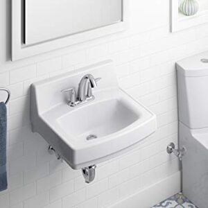 KOHLER K-2032-0 Greenwich Wall-Mount Bathroom Sink, White