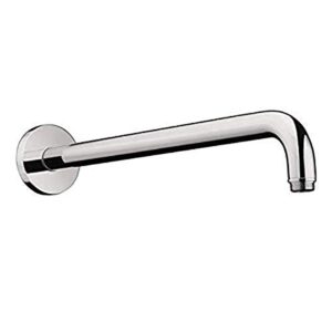 hansgrohe raindance 9" replacement modern rain showerarm in chrome, 27422001, for wall mount showerhead products