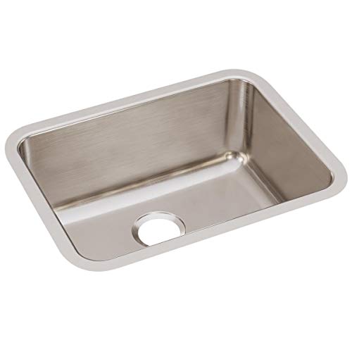 Elkay ELUH211510 Lustertone Classic Single Bowl Undermount Stainless Steel Sink