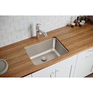 Elkay ELUH211510 Lustertone Classic Single Bowl Undermount Stainless Steel Sink