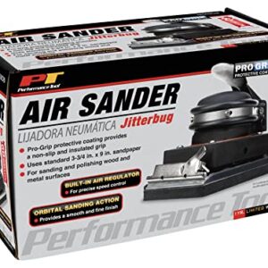 Performance Tool M569DB Jitterbug Air Sander - Professional-Grade Pneumatic Sanding Tool for Quick and Efficient Surface Preparation