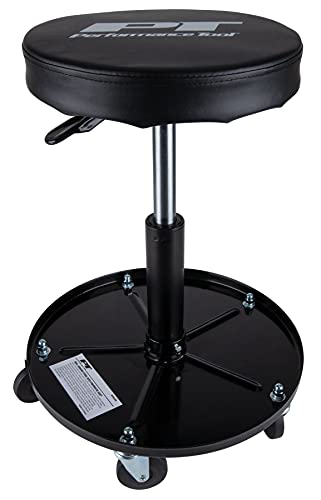 Performance Tool W85008 Professional Hydraulic Shop Seat Black 20-inch Height