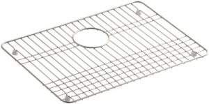 kohler k-3192-st sink rack for ballad utility sink and select undertone and iron/tones kitchen sinks, stainless steel, 0.50 x 19.50 x 14.00 inches