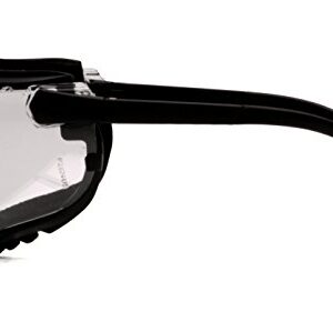 Pyramex V2G Safety Glasses, Black Frame/Clear Anti-Fog Lens