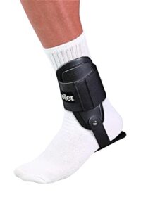 mueller sports medicine lite ankle support brace, black, one size