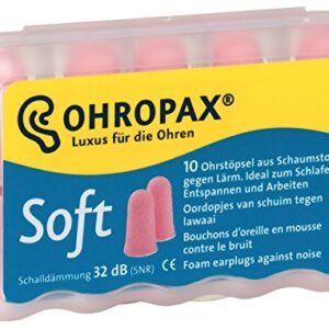 Ohropax Soft Foam Ear Plugs (10 Ear Plugs)