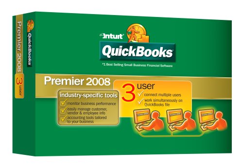 Quickbooks Premier 3 User Industry Edition 2008 [OLD VERSION]