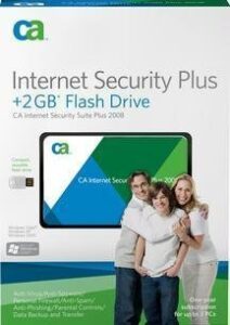 internet security suite plus 2008 2 gb flash drive