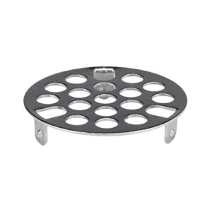 danco 80062 9d000 1-5/8" metal drain strainer, chrome, brass , white