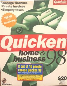quicken home & business 98