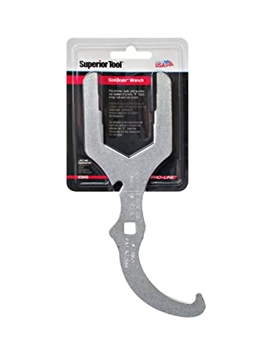 Superior Tool 3845 Sink Drain Wrench