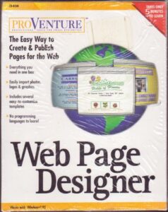 web page designer - cdrom