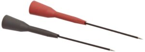 fluke 8845a-efpt extended fine point tip adapter set, red/black