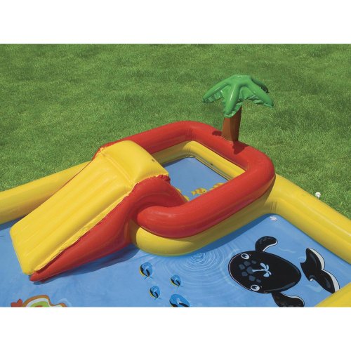 Intex 57454EP 100-inch x 77-inch Inflatable Ocean Children's Play Center Outdoor Backyard Kiddie Pool and Game Set