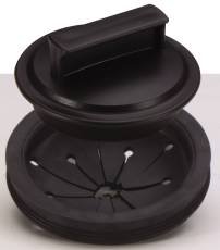 anaheim gids-151001 amc garbage disposal splash guard, 3.1", black