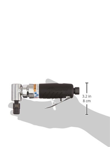 Ingersoll Rand 3101G Air Die Grinder Edge Series – 1/4", Heavy Duty, Right Angle, Ergonomic Grip, Ball Bearing Construction, Lightweight Tool, Black