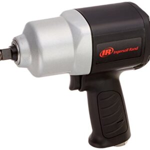 Ingersoll Rand 2100G 1/2" Air Impact Wrench, 550 ft-lb Torque, Friction Ring Retainer, Pistol