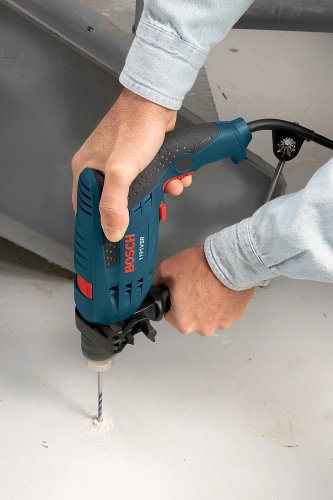 Bosch 1191VSRK 120-Volt 1/2-Inch Single-Speed Hammer Drill,Blue