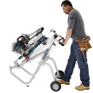 Bosch Portable Gravity-Rise Wheeled Miter Saw Stand T4B