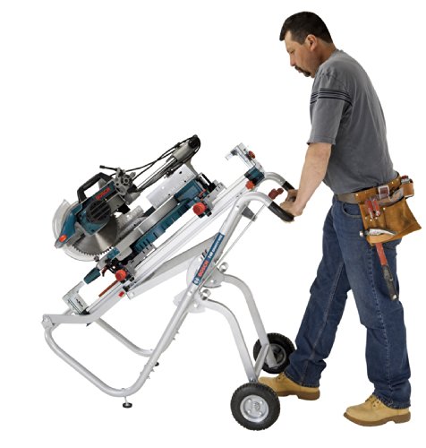 Bosch Portable Gravity-Rise Wheeled Miter Saw Stand T4B