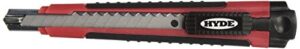 hyde 42027 9mm 13pt maxxgrip auto lock snap off knife with 3 blades