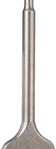 BOSCH HS1427 SDS-Plus Hammer Shank 2-1/2-Inch by 10-Inch Wide Steel Self-Sharpening Chisel , Silver